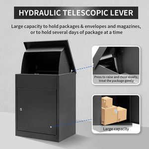 Bên Ngoài Kim Loại Bưu Kiện Thả Hộp Thư Thư Thép Tủ Lưu Trữ Tùy Chỉnh Gói Giao Hàng Hộp Thư - Product Image 3