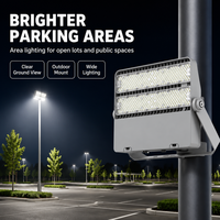 Projecteur LED modulaire OEM 300W pour stade, module détachable, entretien facile, installation par pince sur poteau