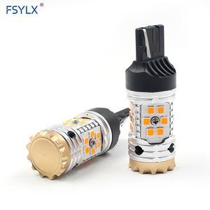 FSYLX nessun commutatore libero di errore di Hyper Flash Canbus <span class=keywords><strong>1156</strong></span> Ba15s <span class=keywords><strong>P21W</strong></span>/Bau15s T20 7440 3156 LED lampadine DRL indicatore di direzione ambrato - Product Image 1
