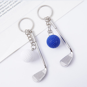 Pendentif de club de golf en alliage simili, transfrontalier, similaire aux modèles existants, cadeau pour membre de club, mini-ornement de balle - Product Image 4