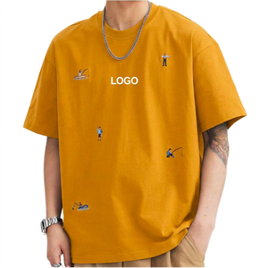 เสื้อยืดสตรีทแวร์ผู้ชายสีเขียวเฟิร์นทรงโอเวอร์ไซส์ผ้าฝ้ายระบายอากาศได้ดีเป็นมิตรกับสิ่งแวดล้อมทรงหลวม รุ่นใหม่ปี 2026 - Product Image 3