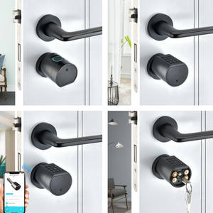 สำหรับบลูทูธ TTlock/Tuya ระบบล็อคประตูอิเล็กทรอนิกส์อัจฉริยะแบบดิจิตอล พร้อมลายนิ้วมือและรหัสผ่าน สำหรับประตูไม้และประตูเหล็ก - Product Image 6