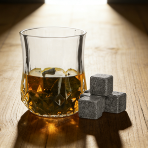 كريستال ويسكي زجاج ويسكي أحجار ويسكي مجموعة أكواب ويسكي مع صندوق خشبي هدايا مبتكرة للرجال البالغين في المخزون - Product Image 4