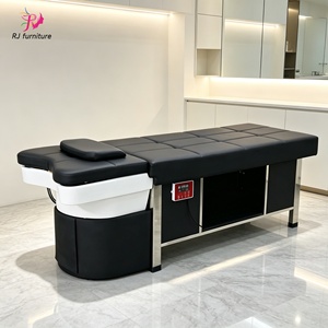 Sillón profesional de lavado de cabello para salón, cama de masaje, lavacabezas de spa, cama de spa para la cabeza, cama con lavabo para el cabello - Product Image 1