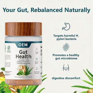 Cápsulas Naturales de Espirulina para la Salud Intestinal en Adultos, OEM/ODM, Set de Cápsulas para la Salud <span class=keywords><strong>Gastrointestinal</strong></span> - Product Image 3