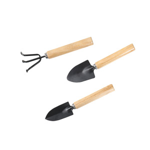 Juego de tres piezas de herramientas de jardinería de acero inoxidable para plantar y aflojar la tierra, herramientas manuales duraderas para jardín - Product Image 5