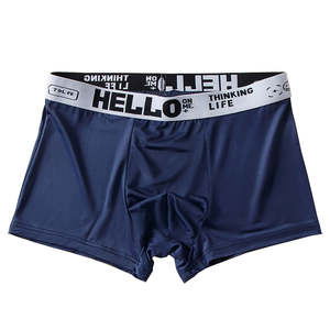 Paquete de 10 Calzoncillos Boxer de Seda de Hielo para Hombre, Ropa Interior Transpirable de Verano, Calzoncillos con Diseño en U, Lencería Transpirable y Sexy - Product Image 4
