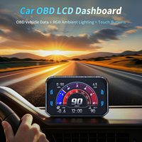 Nouveau Compteur Numérique OBD2 P30 2026 pour Voiture, Jauge de Vitesse, Manomètre de Pression Turbo, Affichage Multifonction Universel HUD, Électronique Automobile pour Tableau de Bord