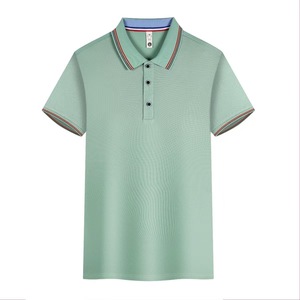 T-<span class=keywords><strong>shirt</strong></span> en polyester à manches courtes et col à revers, respirant et ample, pour hommes et femmes, vente en gros à prix réduit - Product Image 1