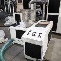 Équipement de production de film soufflé ABC entièrement automatique avec anneau d'air automatique et dispositif de test d'épaisseur en ligne