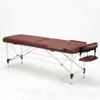 Table de massage portable de haute qualité K avec pieds en aluminium pour spa et extensions de cils