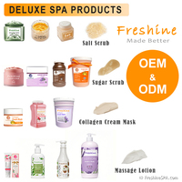 Spa pour les pieds personnalisé haut de gamme kit de pédicure spa en 4 étapes jetable avec massage masque exfoliant pour les pieds ensemble de soins de la peau pour femmes