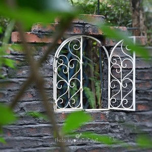 Ferronnerie véritable fenêtre terrasses cintres <span class=keywords><strong>de</strong></span> fenêtre pour <span class=keywords><strong>salon</strong></span> salle à manger <span class=keywords><strong>jardin</strong></span> décorations murales doux meubles <span class=keywords><strong>de</strong></span> maison - Product Image 3
