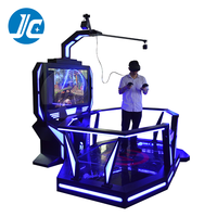 Plataforma de realidad Virtual 9D VR, simulador de vuelo, pantalla grande VR Space 9D, plataforma de pie para correr para HTC VIVE