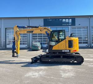 Mini pelle 155U 14 tonnes Micro Digger tracteur Chinere SY155U pelle à vendre - Product Image 2