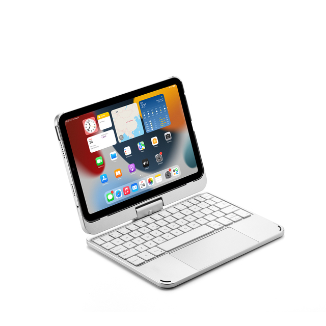 Backlit Case with Keyboard for Apple Ipad Mini 6 Keyboard Case Tablet Usb Wireless Optical OEM USB 2.0 Aluminium Case RGB 3 Keys