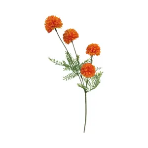 Artificial flower small daisies four heads chrysanthemum for the restaurant club model room decoration