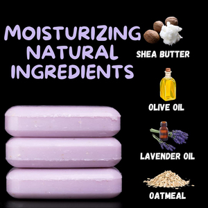 Olio di lavanda & Fragranza di farina d'avena 2 in1 rilassante per il bagnoschiuma naturale per bambini - Product Image 6