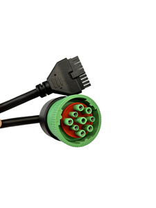 Linkyou 9-Pin J1939 10-Pin Kamyon Teşhis Adaptör Kablosu 1 Yıl Garantili ECM W/DOT Uyumlu ELD Günlüğü Kod Okuyucu OBD II Bakır - Product Image 2