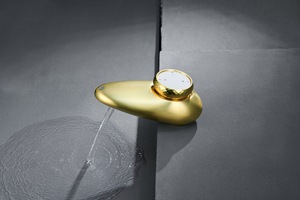 Grifo de Lavabo de Lujo de Latón con Válvula Cerámica, Monomando, Montaje en Cubierta, Mezclador de Agua Fría y Caliente para Hotel - Product Image 3