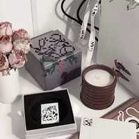 Bougie parfumée en cire de soja LOOWE, aromathérapie biologique luxueuse, pot en céramique bohème, étiquette privée personnalisée, Saint-Valentin