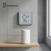 ZenMeasure OEM/ODM Sans fil pour capteur d'hygromètre ABS IP67 avec écran LCD pour la surveillance de l'air Certifié CE RoHS