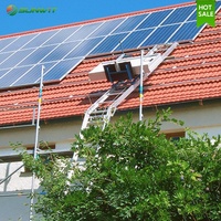 Plate-forme élévatrice électronique mobile à panneaux solaires photovoltaïques à vendre équipement de levage élévateur à échelle
