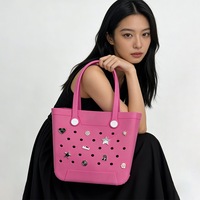 Nouveau sac de plage en EVA pour le commerce extérieur, design tendance, décoratif ajouré DIY, grande capacité, pratique pour femme