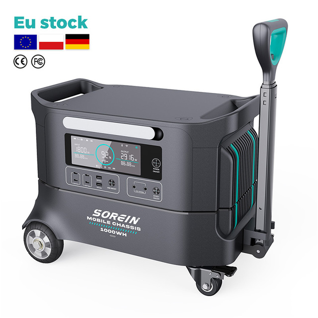 Sorein 2000w Power Station Portable Solar Generator 2400w Power Station Lifepo4 Power Station Fast Shipping Eu Warehouse