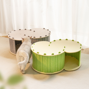 Grande <span class=keywords><strong>Tunnel</strong></span> Letto per Gatti da Interno, Resistente ai Graffi, Caverna per Gatti in Feltro Rimovibile per Interni - Product Image 2