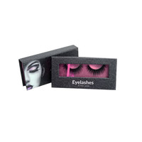 Boîte à cils personnalisée avec logo pour les cils de marque privée World Beauty, cils en faux vison 5D, cils moelleux, cils dramatiques et désordonnés