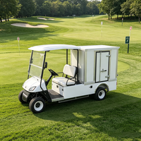 Chariot de golf électrique blanc longue portée personnalisable 60V pour usage commercial