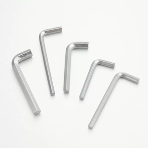 Jeu de clés hexagonales en forme de L, 2.5, 3.0, 4.0, 5.0, 6.0mm, en acier chromé, pour outils de bricolage - Product Image 1