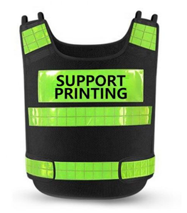 Chaleco de Seguridad de Tráfico de alta calidad con tira de celosía de fusión en caliente reflectante Logotipo personalizable Chaleco de trabajo al por mayor - Product Image 1