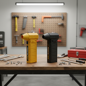 Nettoyeur d'écran à air comprimé pour nettoyer le clavier du PC Ventilateur turbo sans fil Vitesse réglable à l'infini Design carré - Product Image 3