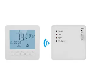 HY02B05RF Wireless Thermostat Programmable Heating System Water Heater Remote Control Thermostat For Gas Boiler 3A