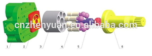ชุดซ่อมชิ้นส่วนมอเตอร์ไฮดรอลิก HPV 102 สำหรับรถขุดรุ่น EX200-5/6 - Product Image 6