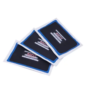 High Quality Glue-free Car Flat Tire Repair Rubber Patch Tubeless Tire Repair Use Customized CN;ZHE Black 12 MH