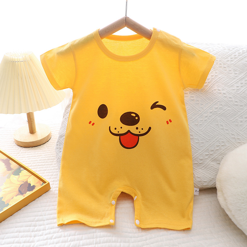 Courte montée chiot jaune