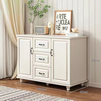 Commode de chambre à coucher de style américain de luxe Commode blanche Design