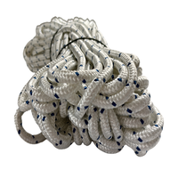 (Corde JL) 10mm 30m Corde de yacht en polyester Lignes d'enroulement sans fin Corde marine double tressée à 16 brins