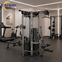 Équipement de musculation multifonctionnel Kaishi Four Station, machine d'entraînement multifonctionnelle pour salle de sport