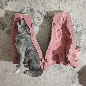 Moldes de hormigón personalizados opcionales de muchos estilos, estatua de Animal grande, molde comercial, moldes de estatua de jardín de fibra de vidrio para exteriores - Product Image 5