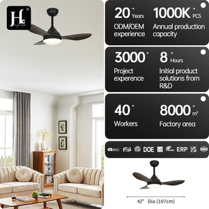 36-inch Hyundai LED <b>Ceiling</b> Fan with <b>Remote</b> <b>Control</b>, DC Motor, 3 Blades, Plastic Construction - Product Image 3