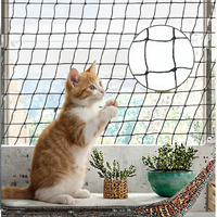 Filet de protection pour balcon et fenêtres en nylon résistant aux intempéries et fil d'acier inoxydable, sur mesure, pour chats - Fournisseur d'usine