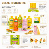 Huile de massage corporelle naturelle blanchissante OEM/ODM Molato avec mélange d'huiles biologiques de fruit de la tasse et de légumes, double dose