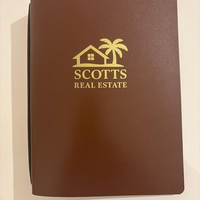Porte-menus personnalisés en cuir PU avec logo embossé pour restaurants, cartes de vins et spécialités culinaires