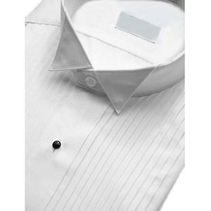 Người đàn ông của Tuxedo Áo Sơ Mi Rắn Trắng Phù Hợp Bên Váy Áo Cưới Áo Sơ Mi Biểu Tượng Tùy Chỉnh - Product Image 2