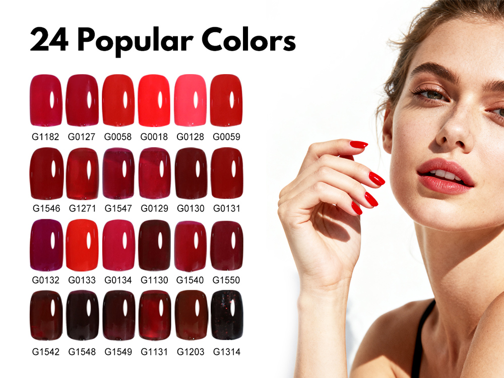 HEMA & TPO FREE RED COLORS
