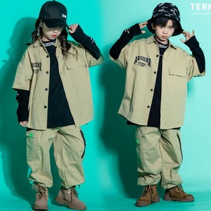 <span class=keywords><strong>Ropa</strong></span> Urbana Kpop <span class=keywords><strong>para</strong></span> Niños y Adolescentes, <span class=keywords><strong>Ropa</strong></span> Hip Hop, Camisa Caqui, Pantalones Cargo Jogger <span class=keywords><strong>para</strong></span> Niñas y Niños, Disfraz de Baile Jazz, <span class=keywords><strong>Ropa</strong></span> <span class=keywords><strong>para</strong></span> Espectáculos - Product Image 6